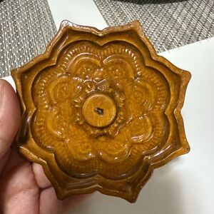 Wooden Flower-Shaped Tray